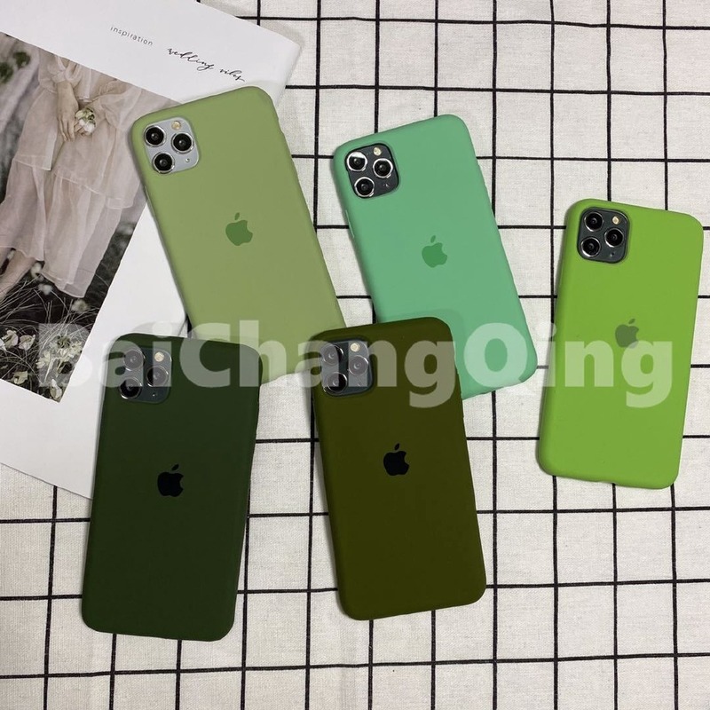 Case Bahan Silikon Warna Permen Hijau Mint Untuk Iphone 11 6 7 8 Plus 5 X Xr Max