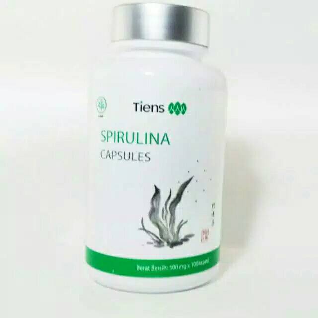 Masker spirulina tiens 100%ORI (per kapsul)