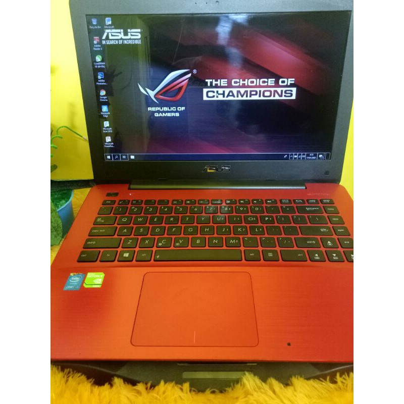 laptop asus A455L core i3 haswel ram 6gb dual vga