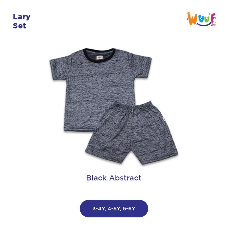 Setelan Pendek Bayi/Anak Larry Set (WUUF KIDS)