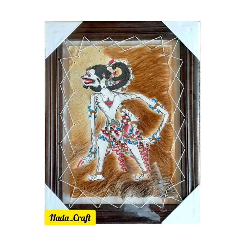 LUKISAN WAYANG ANOMAN DARI KULIT KAMBING