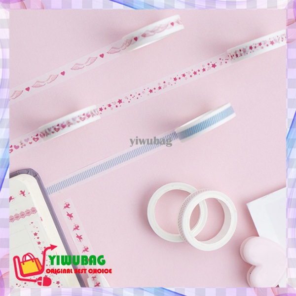 

Masking Tape Kertas Selotip Warna Warni Isolasi Hiasan Washi Selotip Warna Selotip Motif 1 Pack 10 Pcs