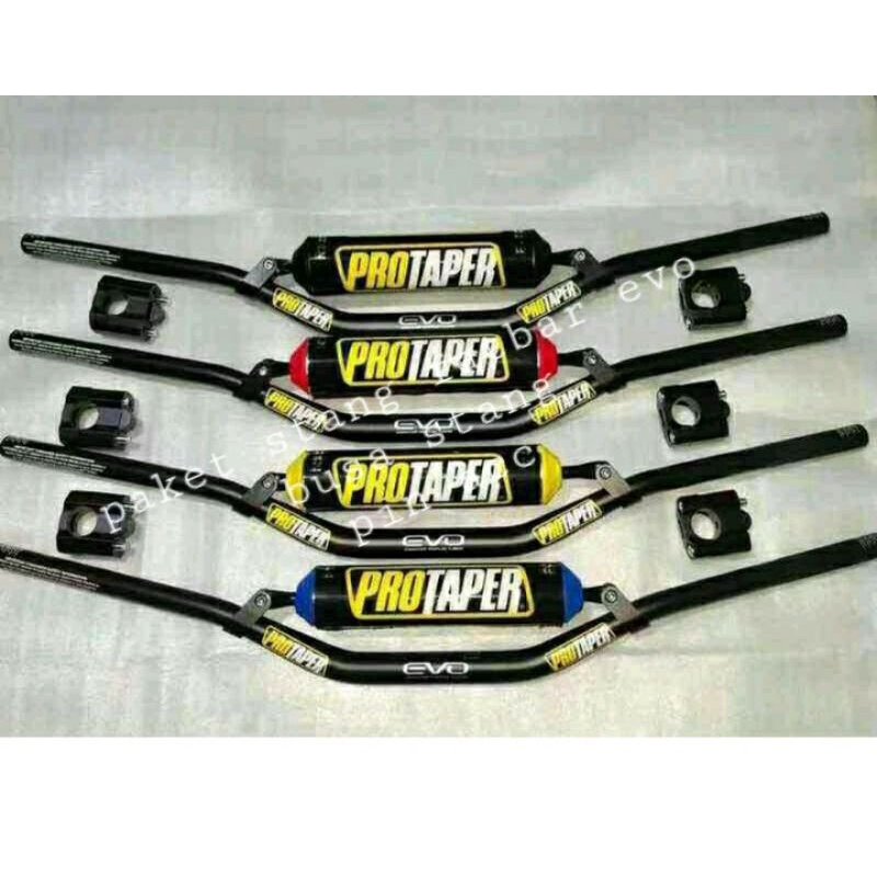 Stang Fatbar Protaper Evo Low plus raisel dan busa fuzion protaper klx crf dtraker wr vixion cbr cb