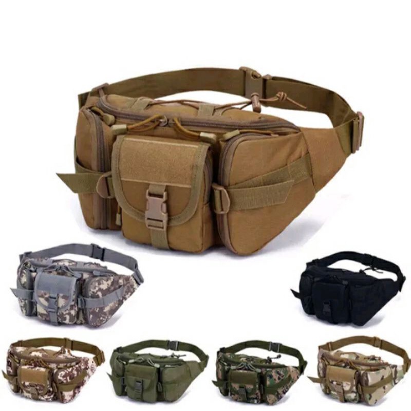 tas pinggang import / T 08 silver knight / tactical