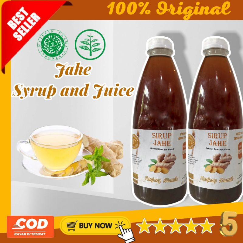 

Syrup Jahe and Juice Sirup Jahe obat herbal jahe enak segar sehat [COD] Halal minuman enak