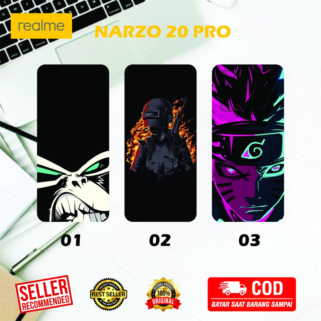CUSTOM GARSKIN/STICKER HANDPHONE REALME NARZO 20 PRO