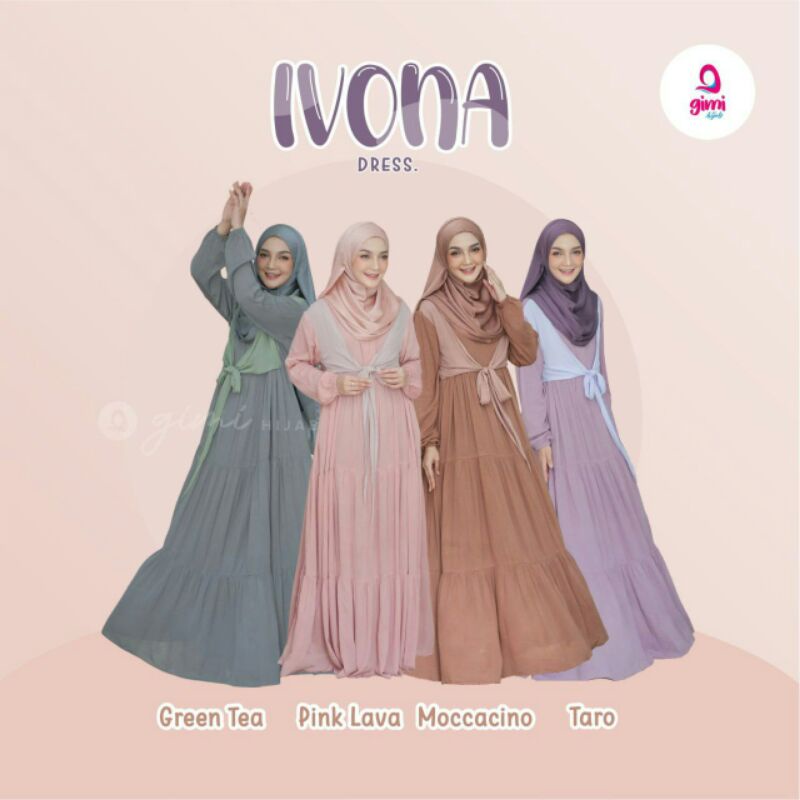 GAMIS/DRESS# IVONA DRESS BY GIMI HIJAB