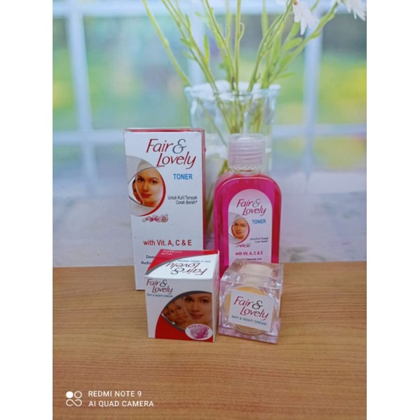 FAIR&LOVELY ✓Face Toner+Cream fair&lovely
