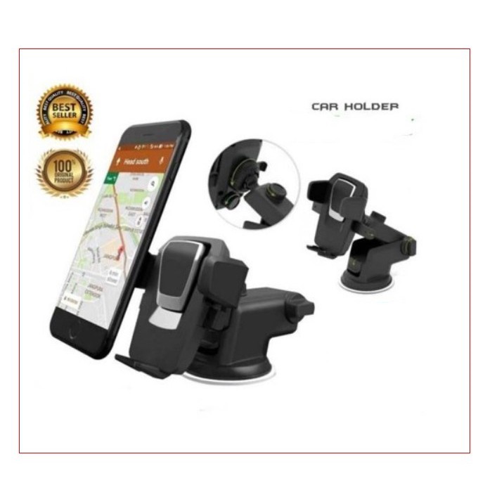 (NCS) COD Car Phone Holder Hp Dudukan Mobil HD-09 360 Degree Rotation Universal Long Neck SILICONE SUCKER