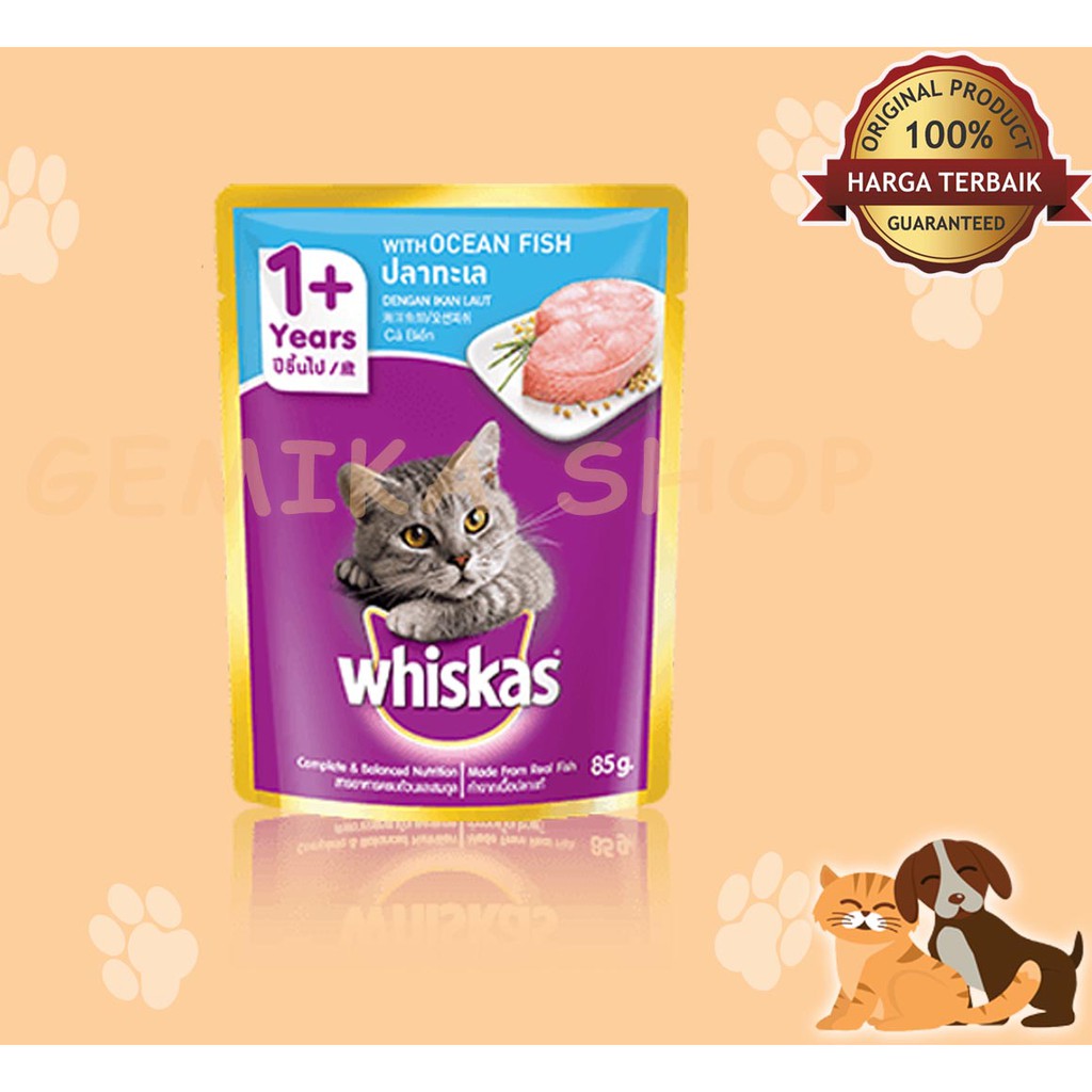 WHISKAS ADULT 85 GR | MAKANAN KUCING | CAT FOOD