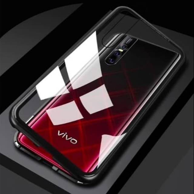 Case Vivo V15 Pro Casing Vivo V15 Pro Premium Magnetic Single Glass Vivo V15 Pro