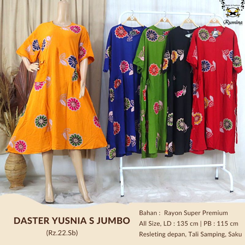 (DASTER YUSNIA SUPER JUMBO) RZ.022.SB ORIGINAL BATIK CAP COLET MOTIF CANTIK BY RUMINA BATIK PEKALONG
