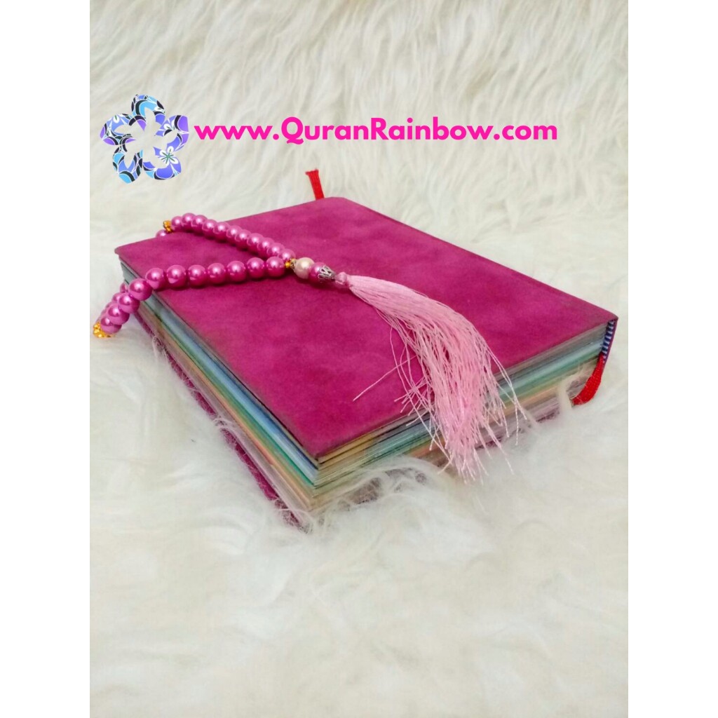 Al-Quran Pelangi (Rainbow Quran) Falistya warna Pink