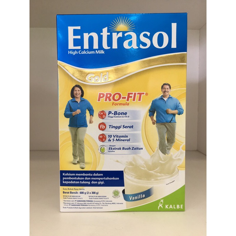 SUSU ENTRASOL GOLD 600 GRAM TERHEMAT