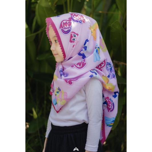 PASHMINA LITTLEPONY / PASHMINA ANAK / HIJAB ANAK / JILBAB ANAK / KERUDUNG ANAK