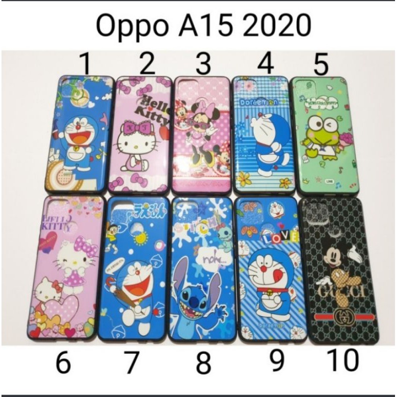 Softcase Oppo A15 2020 Motif Karakter kartun Lucu Casing HP Oppo A15 2020