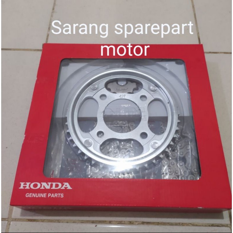 Gear Set / Gear Paket Megapro new Verza 150 Sonic 150 CB150 KYE