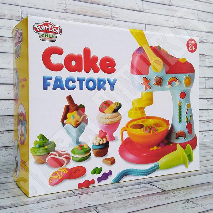 Fun Doh Cake Factory - Lilin Mainan FunDoh / PlayDoh / Play Doh