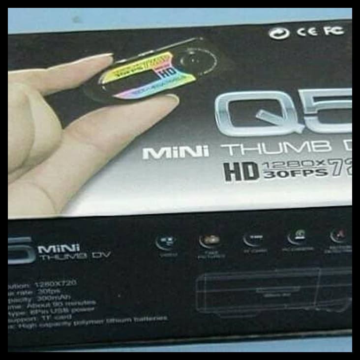 Kamera Mini Dv Q5 Full Hd 12 Mp Cctv Spy Cam Camera