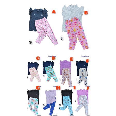 SET TOP RIB FLAMINGO LEGGING INOEL