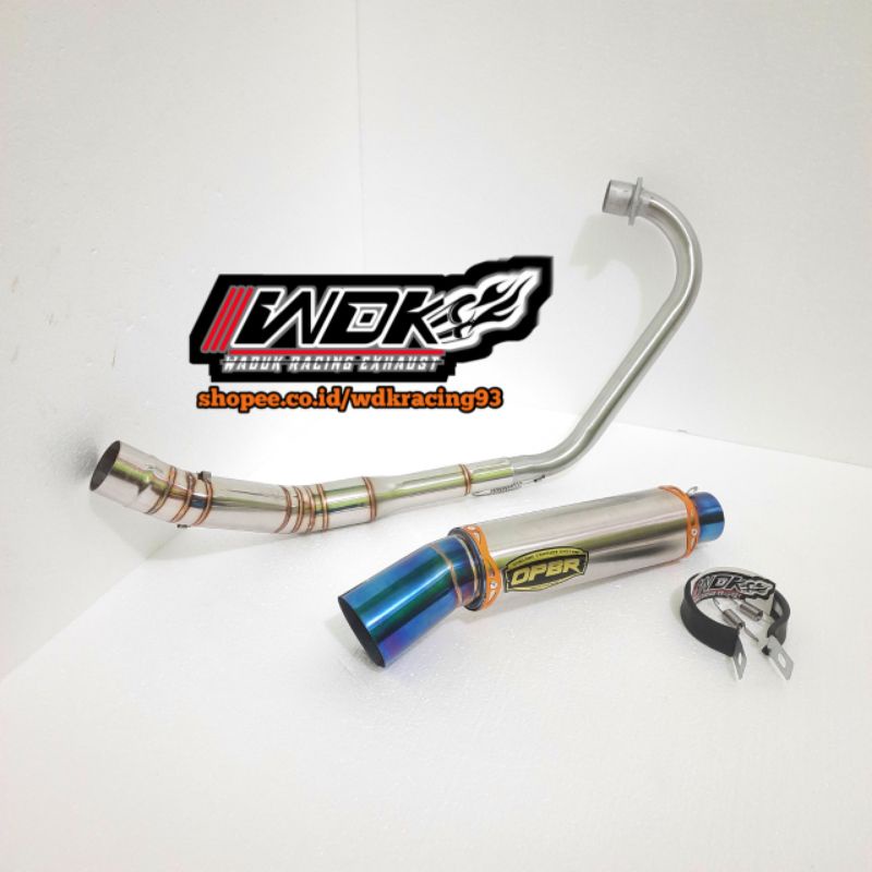 KNALPOT RACING OPBR FOR VIXION, SATRIA FU, SONIC, MX KING, SUPRA GTR, VERZA, BYSON, TIGER, MEGAPRO, 