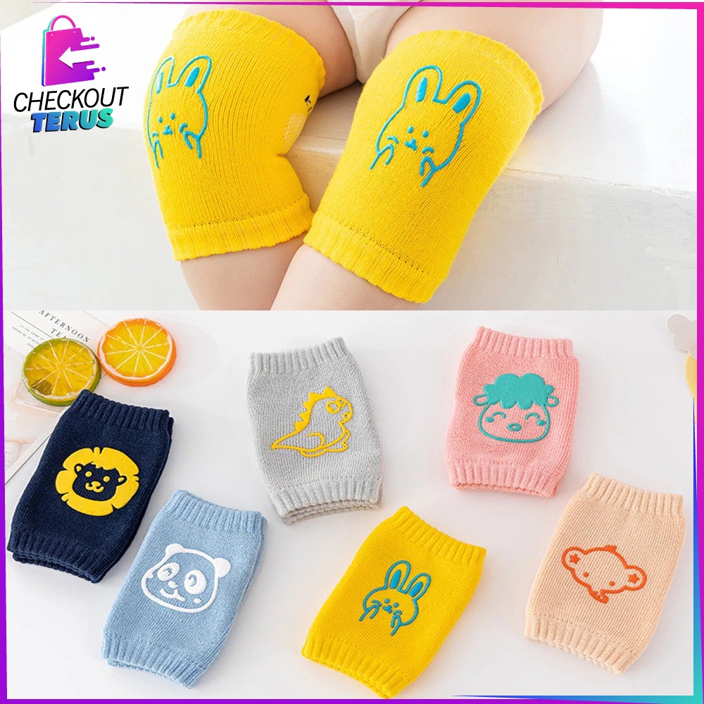 CT P85-P87 Pelindung Lutut Anak Bayi Merangkak Knee Protector Anti Slip Kaos Kaki Anak Bayi Deker Lutut Anak Anti Tergelincir