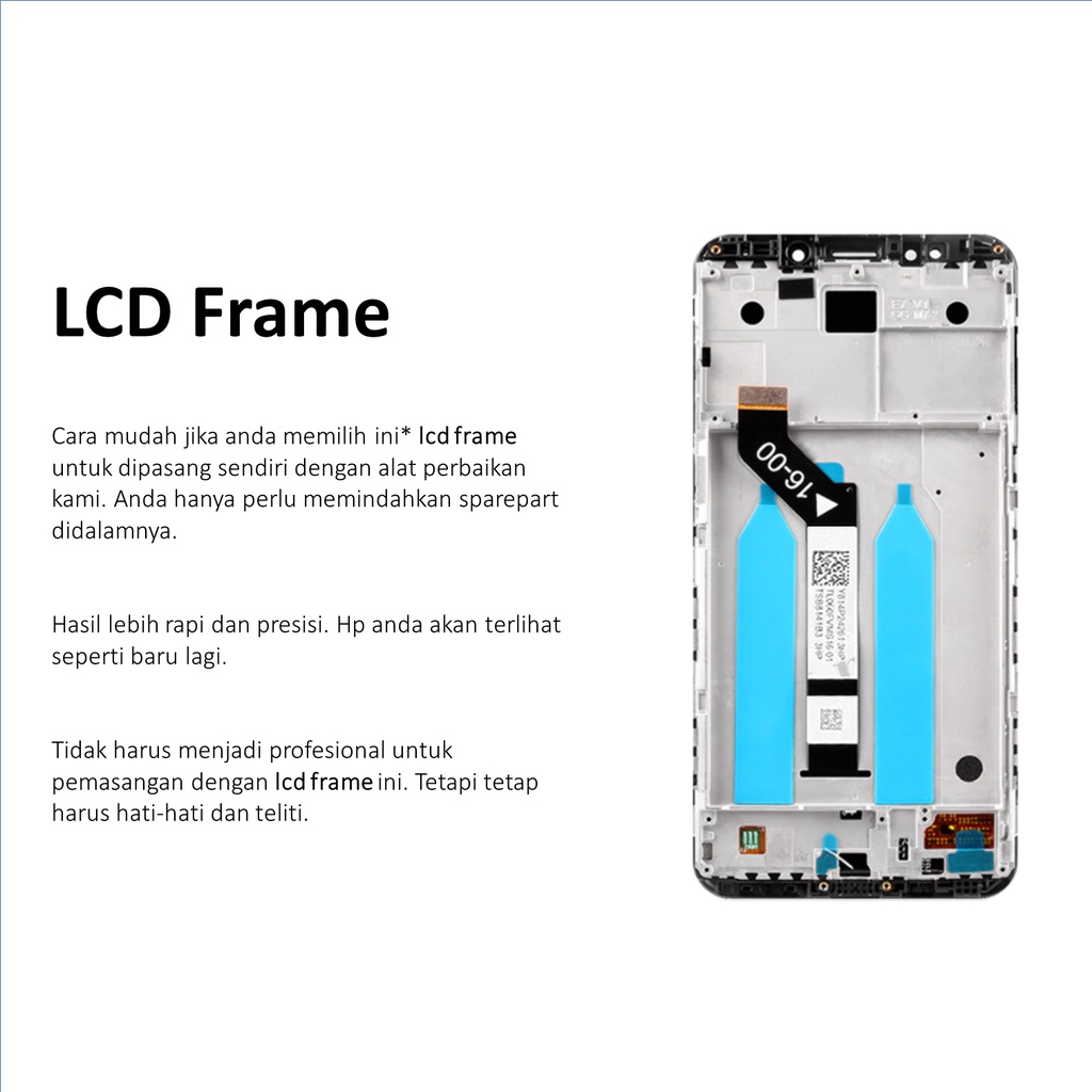 (ORIGINAL 100% XIAOMI) LCD + FRAME XIAOMI REDMI 5+ 5 PLUS