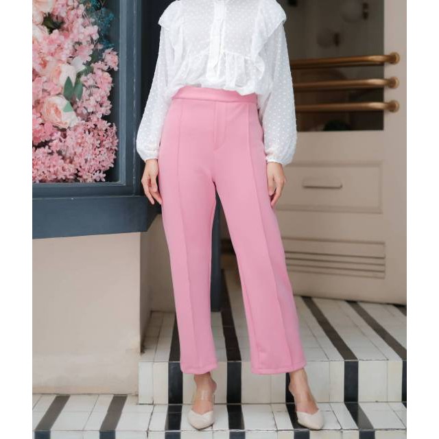 PAKAIAN WANITA - MILEA PANTS - CELANA WANITA - CELANA BAHAN - BAWAHAN WANITA