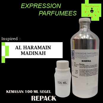 BIBIT PARFUM MURNI EXPRESSION PARFUMEES AL HARAMAIN MADINAH 100ml SEGEL | PARFUM | UNISEX