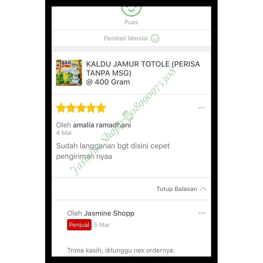

Kaldu Jamur Totole (Perisa Tanpa Msg) @ 400 Gram Bermutu