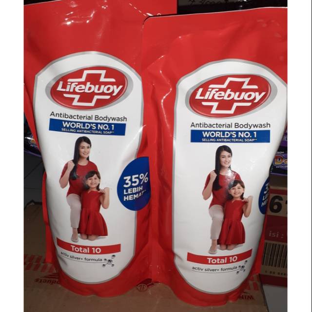 Lifebuoy  sabun cair total 10  900ml