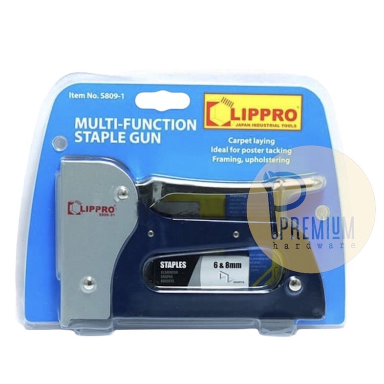 

STAPLES GUN TACKER LIPRO STAPLES JOK TEMBAK HEKTER MULTI FUNGSI