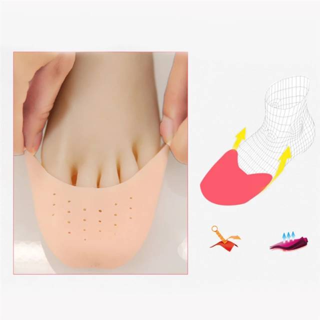 Pelindung Jari Kaki Karet Silikon Toe Ballet Shoes Insoles