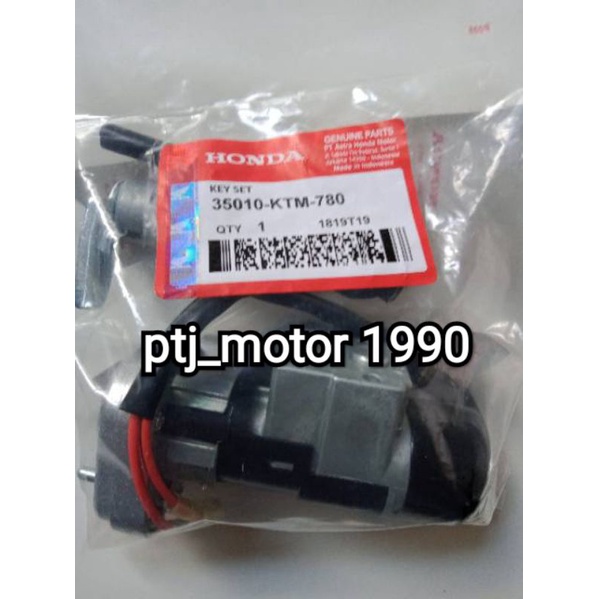 KUNCI KONTAK SET+BUKA JOK HONDA SUPRA X 125 KARBU/ORIGINAL