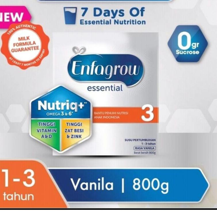 

Sale Enfagrow Essential 3 / 4 Vanila 800 gr TWC