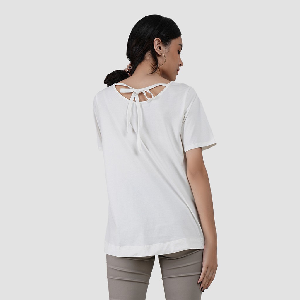 Mississippi Kaos Wanita Lengan Pendek LIN000001M Putih
