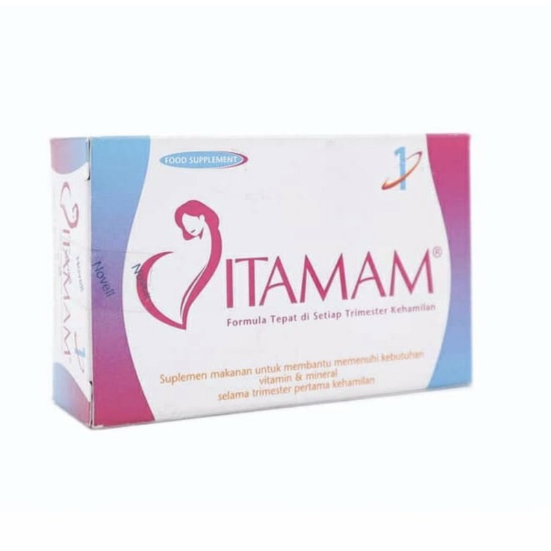 Vitamam 1 box 30 kapsul ( nutrisi lengkap ibu hamil trimester 1 )