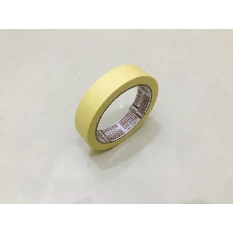 HCS - Isolasi Kertas Tebal Berry 23mm 23 mm / Masking Tape / Plakban Lakban Solasi Kertas Bagus