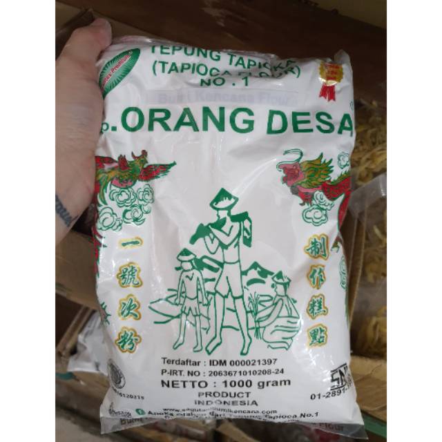 

Tepung Tapioka cap ORANG DESA 1kg