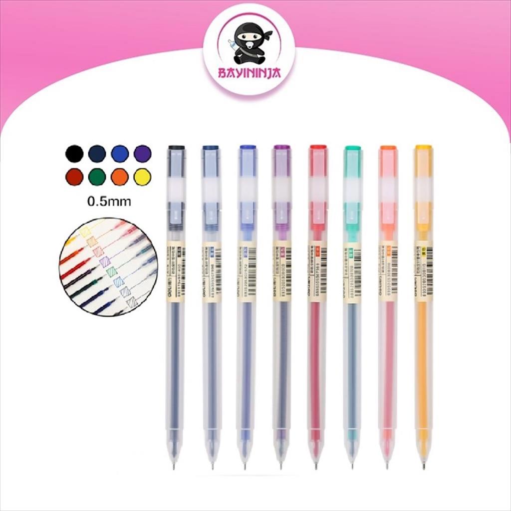 

DELI Gel Pen Pulpen Gel Warna 0.5 mm A199