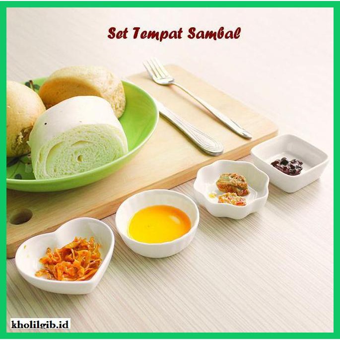 

Aneka-Sambal- Set Tempat Sambal ( 1 Set Isi 4 Pcs Motif Berbeda, Bahan Keramik) -Pedeeeeeezzzzzzz.