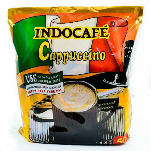 INDOCAFE CAPPUCINO 50 SACHET
