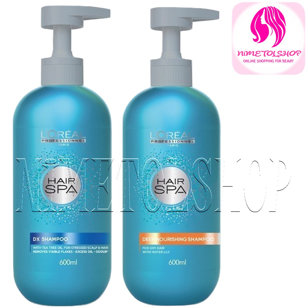 LOREAL Hair Spa Shampoo 600ml L'oreal Hairspa Shampo / Sampo Dx / Deep