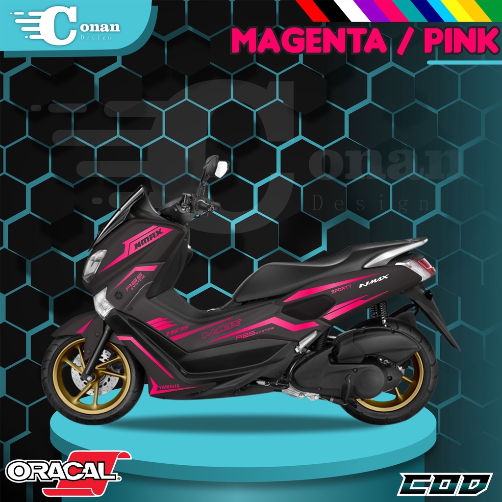 Aksesoris Motor Nmax Cutting Sticker Nmax Stiker Motor Nmax Striping Nmax 2019 All Nmax - NMxB08