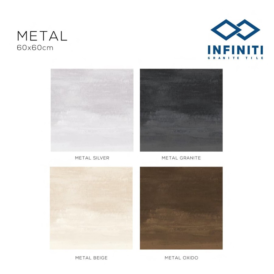 Infiniti - METAL GRANITE - 60x60cm - Non Polish Khusus D.I Yogyakarta