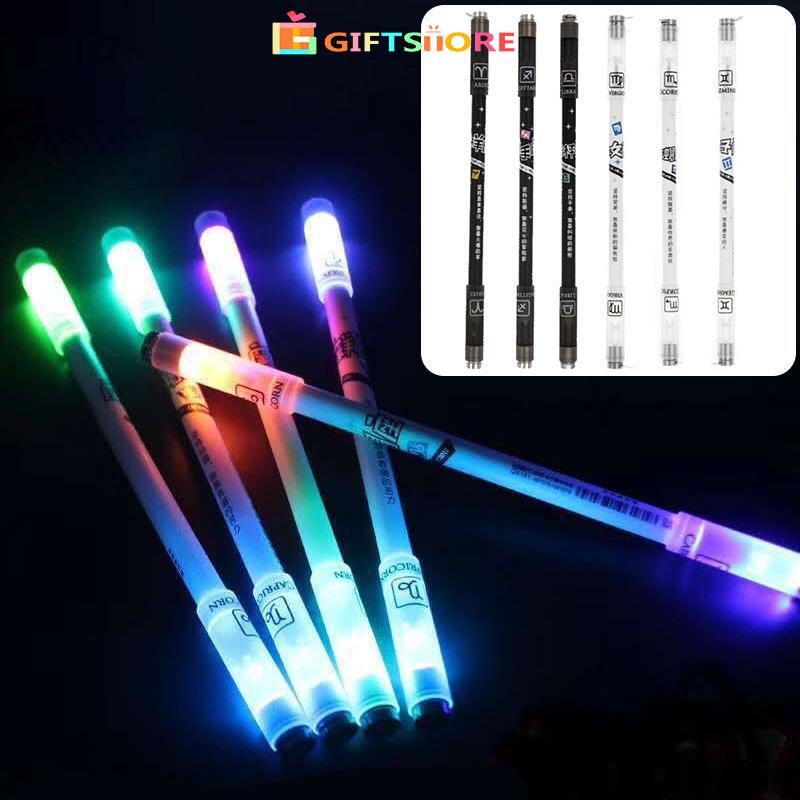 

COD✨Spinning Pen Tabung Jarum Penuh Mengubah Pena Netral Alat Tulis Kantor Mainan Dekompresi Balance Pen Oily Pen gs