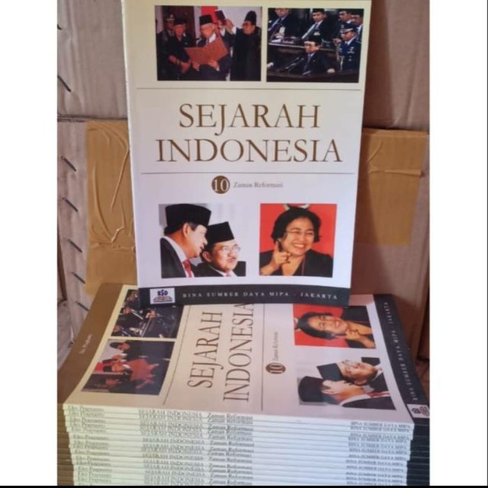 

MUST HAVE!! BUKU SEJARAH INDONESIA ZAMAN REFOLUSI 1 SET 10 JILID TERMURAH