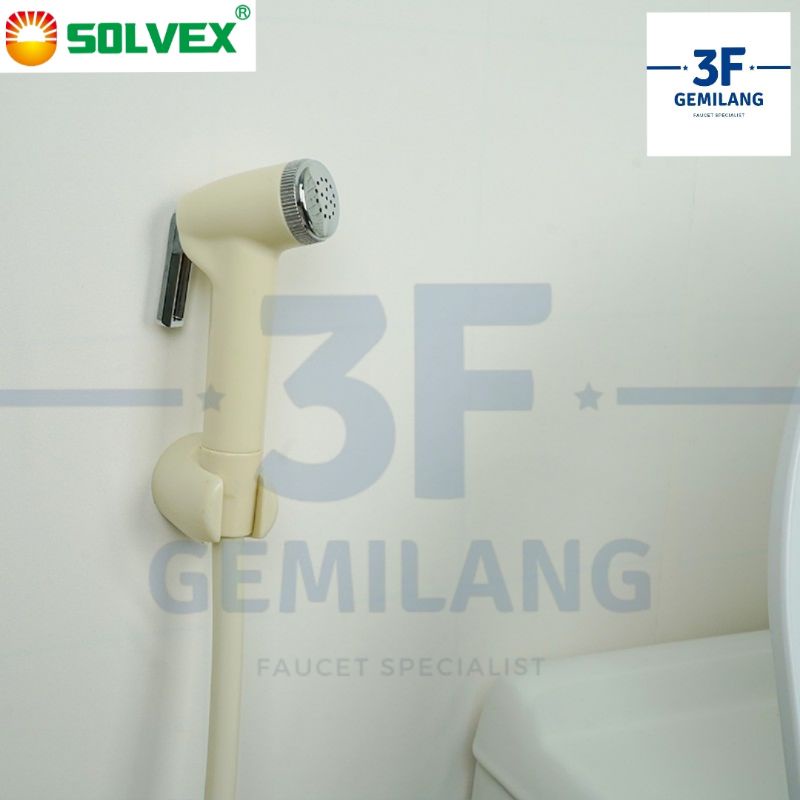 SOLVEX - JET SHOWER TOILET SET WARNA - WARNI ABS+CHROME HIGH QUALITY