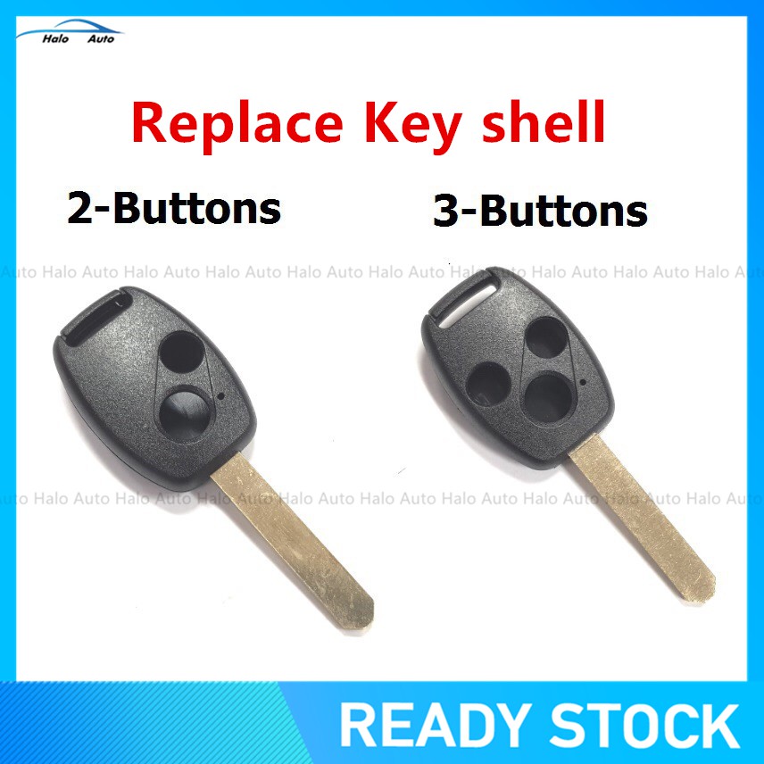 Case Shell Remote Kunci Fob Pengganti untuk Honda Civic Accord Jazz frv