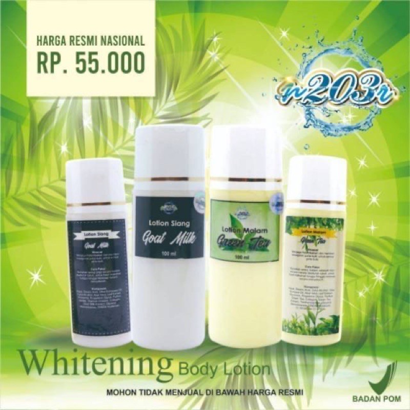 HBL DOSTING GREENTEA N203R BPOM/LOTION DOSIS TINGGI ORIGINAL/HB PEMUTIH BADAN MUKA TERLARIS TERMURAH